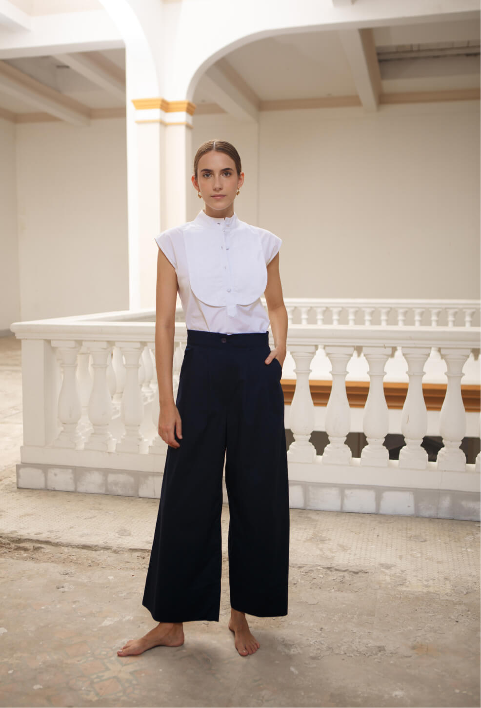 ROSALBA PANTS BLUE