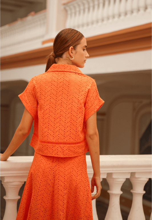 LISA BLOUSE ORANGE