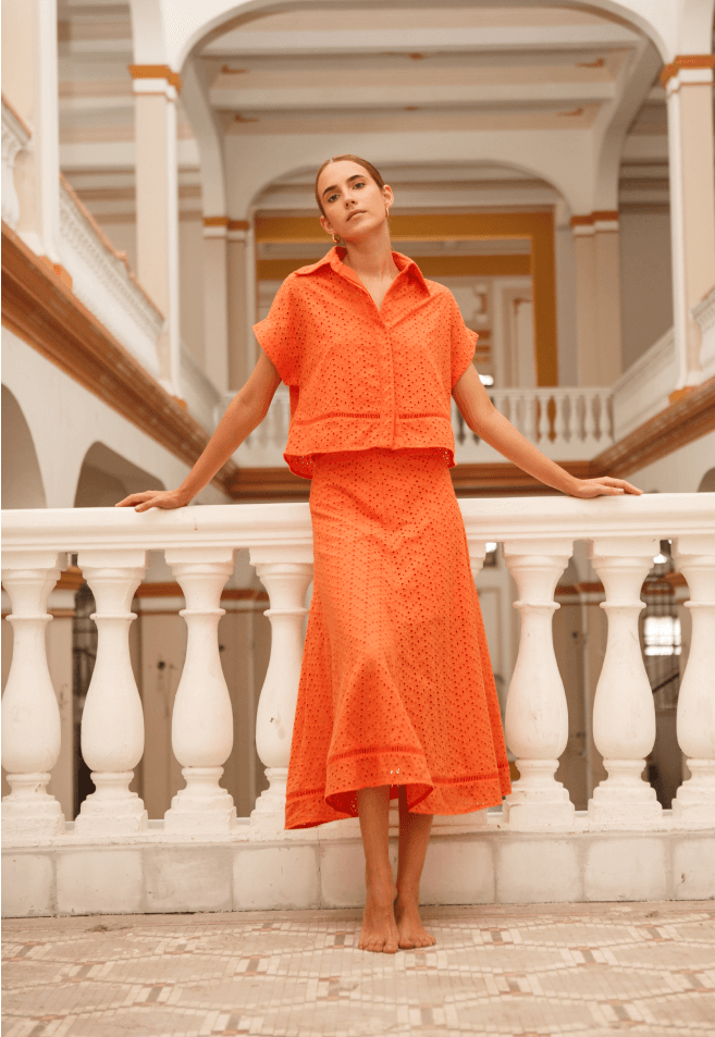 LISA BLOUSE ORANGE