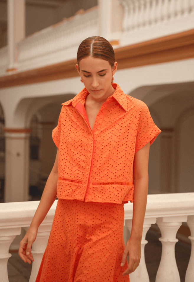 LISA BLOUSE ORANGE