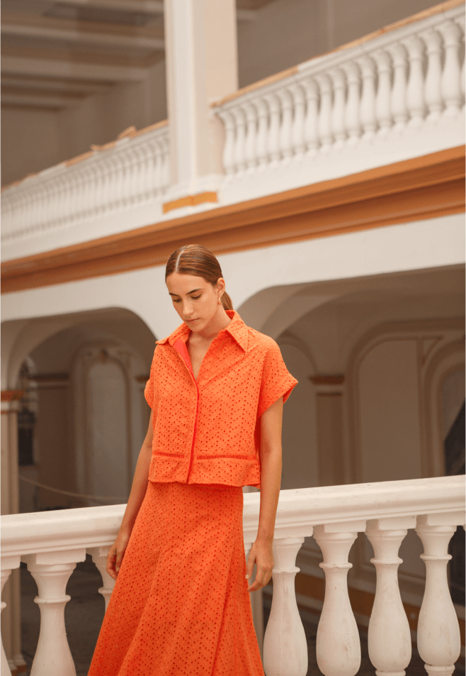 LISA BLOUSE ORANGE