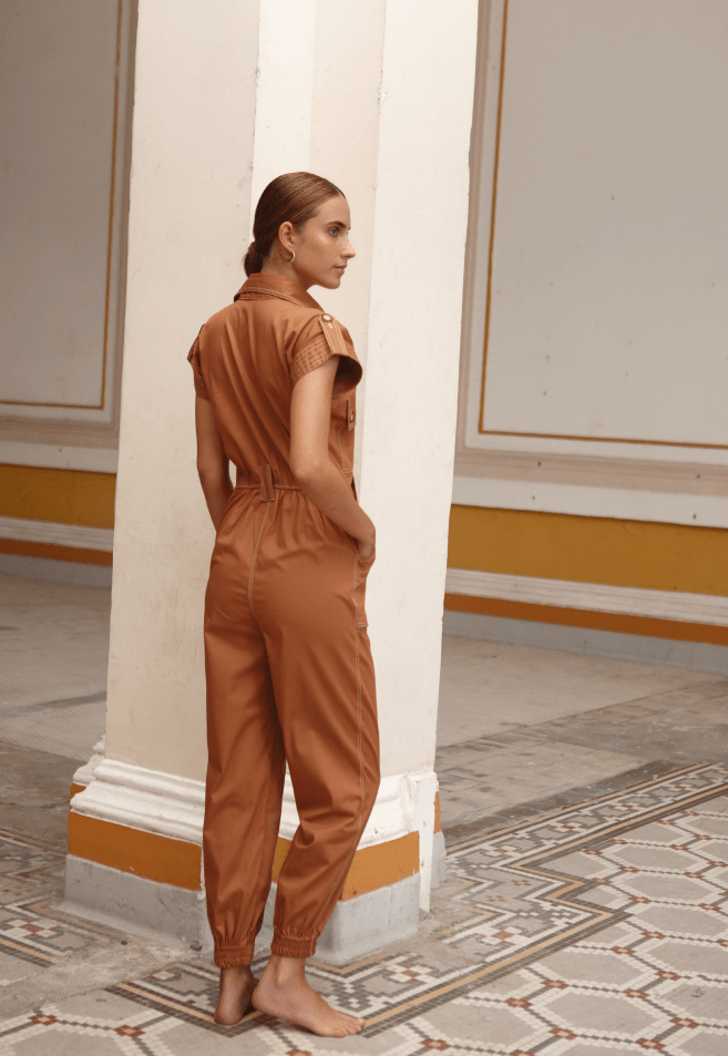 NADIA JUMPSUIT BROWN