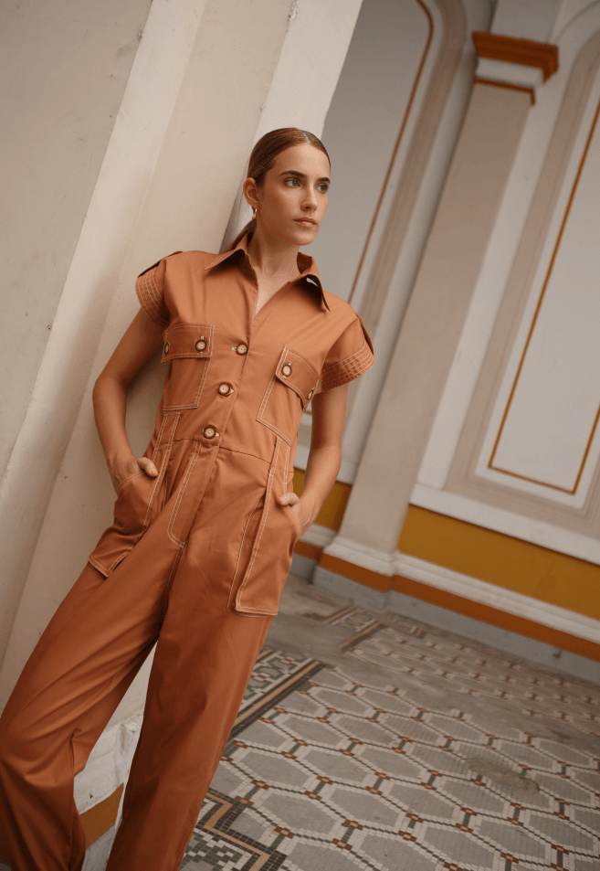 NADIA JUMPSUIT BROWN