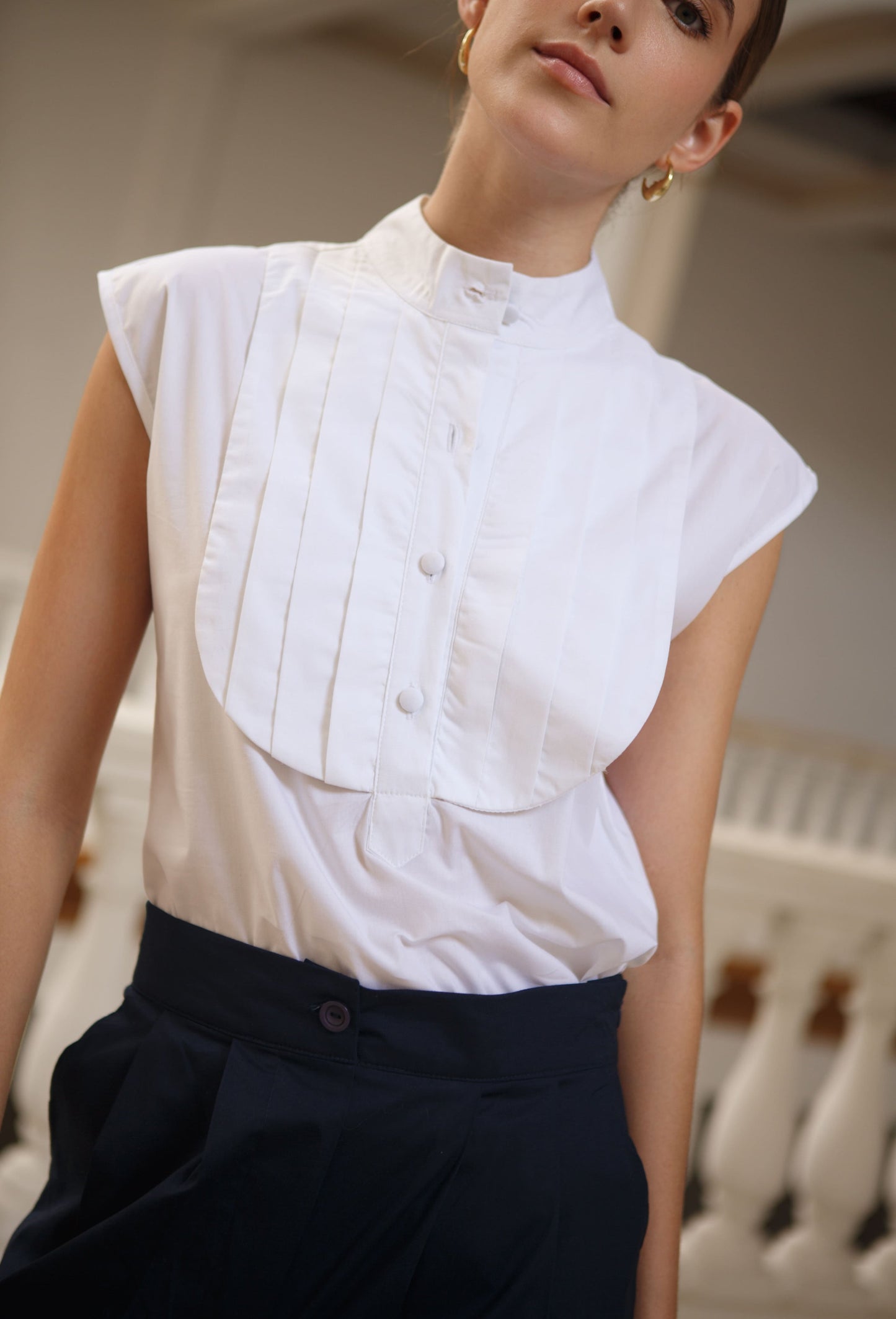 LARISA BLOUSE WHITE