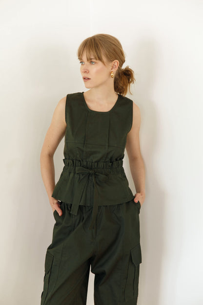 SIMONA BLOUSE GREEN